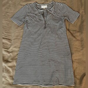 Current / Elliot striped mini dress with half zip. Size 2